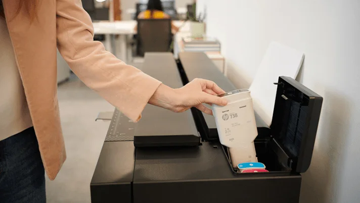 Насичені кольори та глибокий чорний на відбитку HP DesignJet
